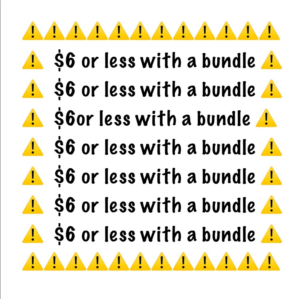 $6 or less!!!!
